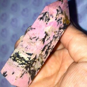 Rhodonite Tower (Metaphysical Crystal)